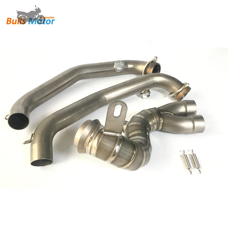 

Titanium motorcycle exhaust for ktm 790/890 catalyst remove pipe decat pipe Duke 790 stock exhaust muffler connect pipe