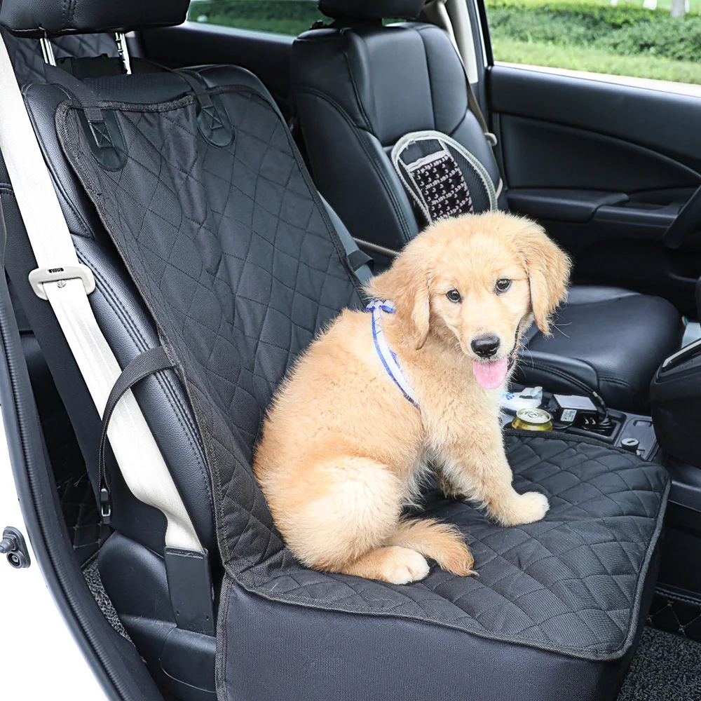 

100% Waterproof Dog Car Seat Covers Upgraded Front Car Seat Cover for Dogs, Black