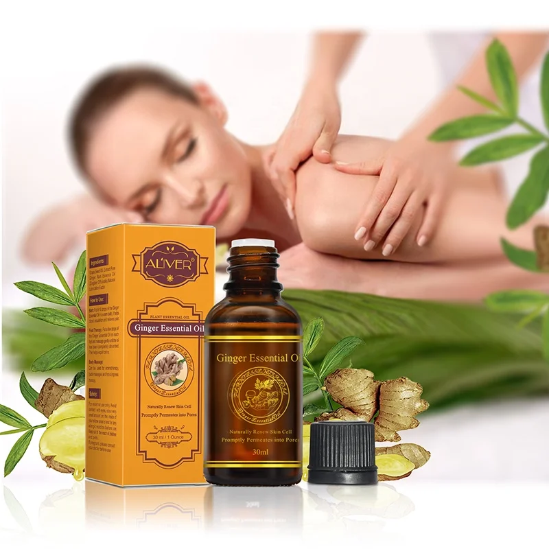 

YANMEI wholesale Natural Plant Therapy Lymphatic Drainage Ginger Oil Natural Anti Aging Essential Oil Body Massage Ginger Oil