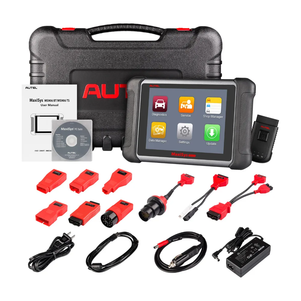 

100% Original AUTEL MaxiSys MS906BT OBD2 Scanner Car Diagnostic tool Key Programmer Scanner Better than DS808 DS708 l-aunch x431