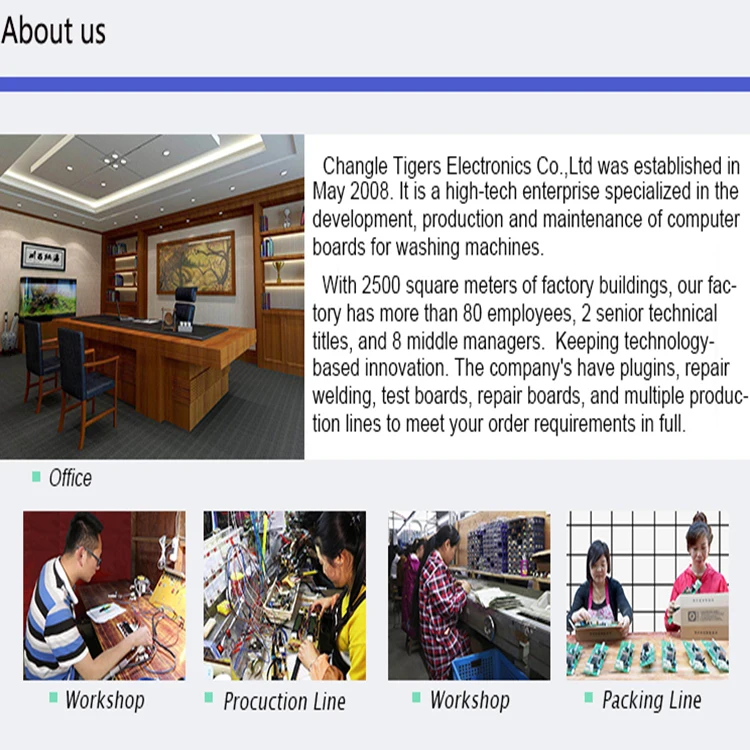 
China factory washing machine parts control board 