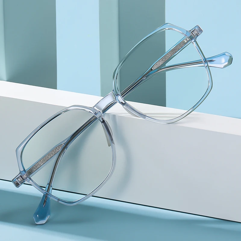 

Fashion Design Clear Oversized Frames Anti Blue Light Blocking Optical Glasses Eyeglasses, As your requiement