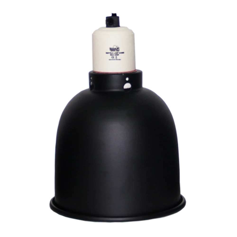 

5.5 inch Reptile Deep Light Dome Clamp Lamp Fixture with Switch, Black
