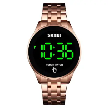 gold touch screen watch