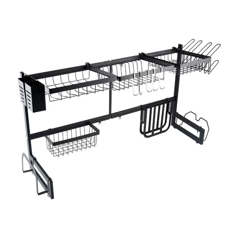 

New listing folding rack kitchen organizer over the sink dish drying rack