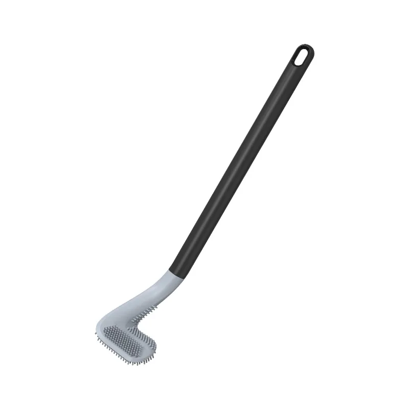 

Factory Amazon Mix Color Customized Logo Toilet Brush And Holder Silicone Golf Toilet Brush Silicone Toilet Brush