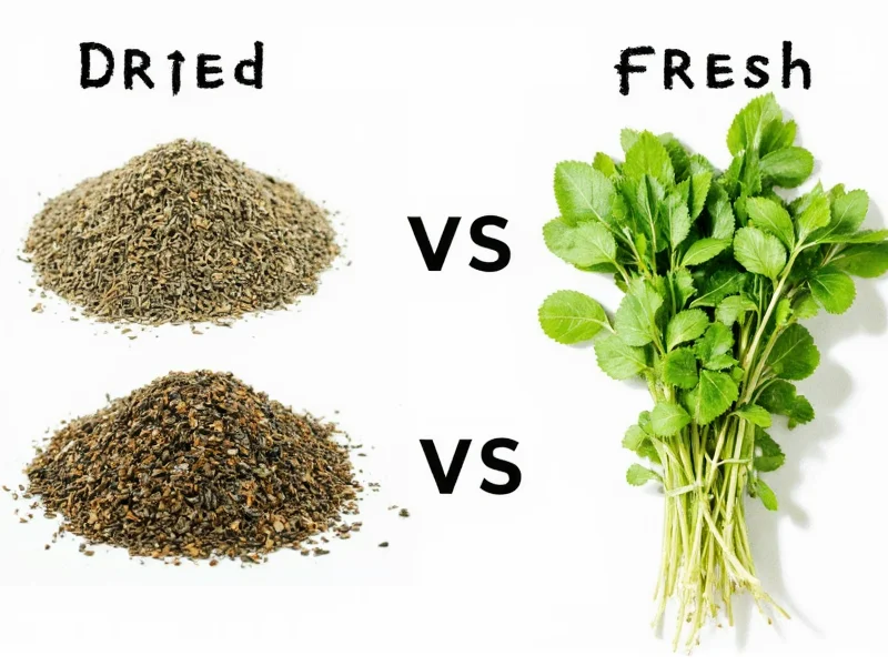 Dried Herbs vs Fresh Conversion: Exact Ratios & Tips