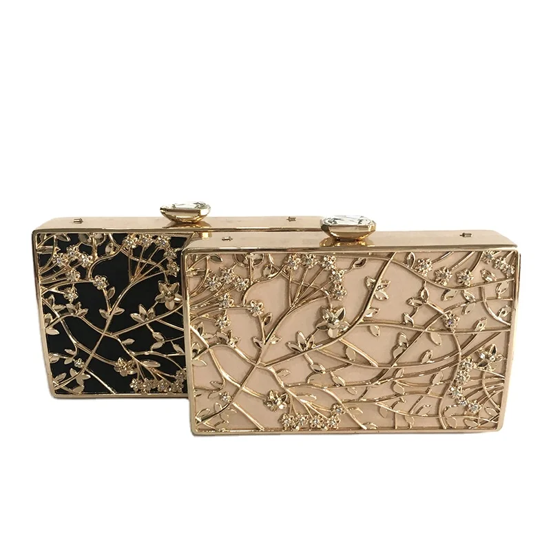 

Fancy Design Fashion ladies acrylic shoulder personalized clutch bag unique evening metal clutch bag party use clutch bag, Pink/gold