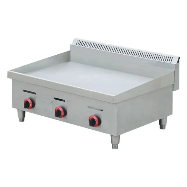Large size Restaurant Equipment Counter Top Pancake Stainless Steel Flat Plate Commercial Gas Griddle BN-36G