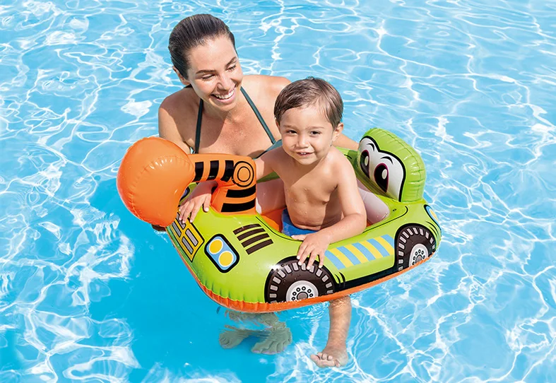 Kids Baby Inflatable Swim Swimming Ring Seat Soft Floating Boat Pool Various Toy 