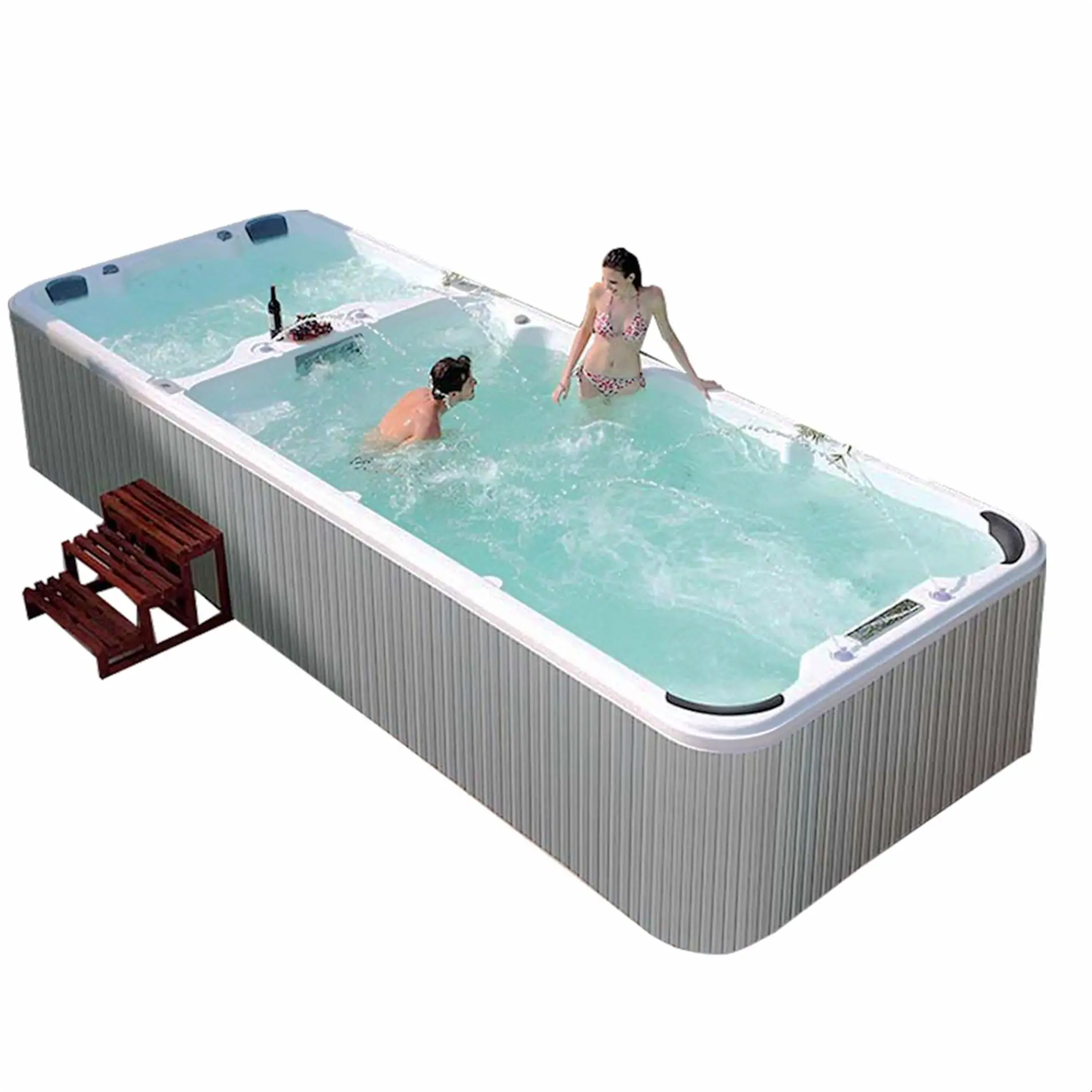 

for adults china large outdoor spa hot tub combo swimmingpool rectangular above ground swiming pool