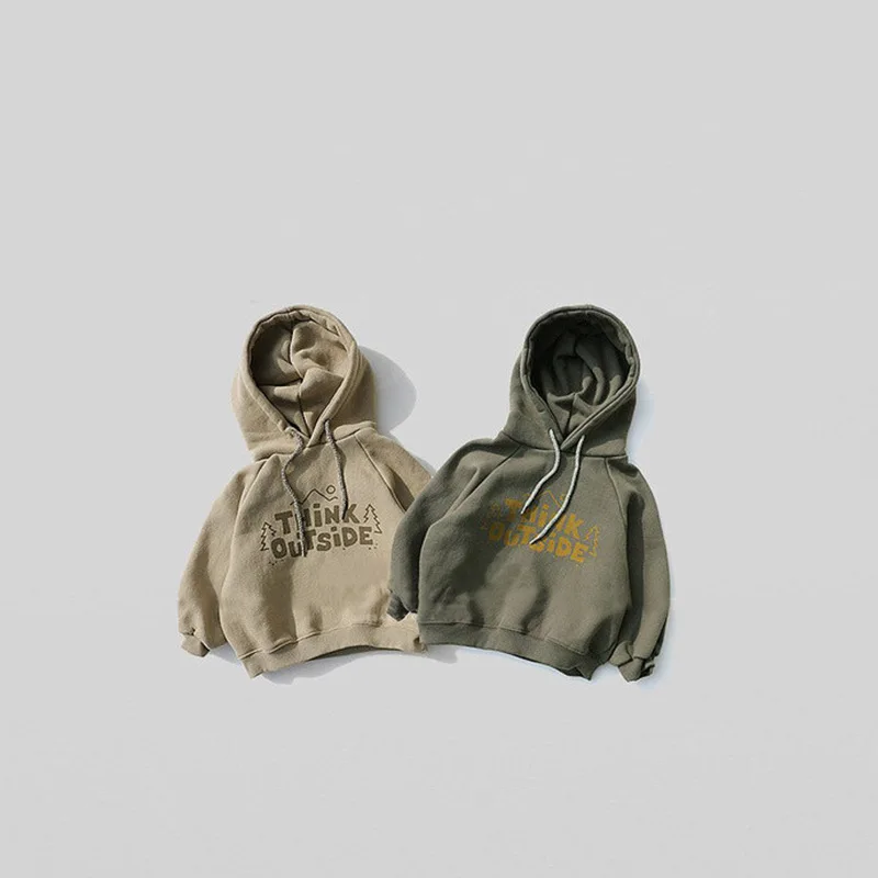 

Wholesale Autumn Kids Boys Pullover Hooded Sweatshirt