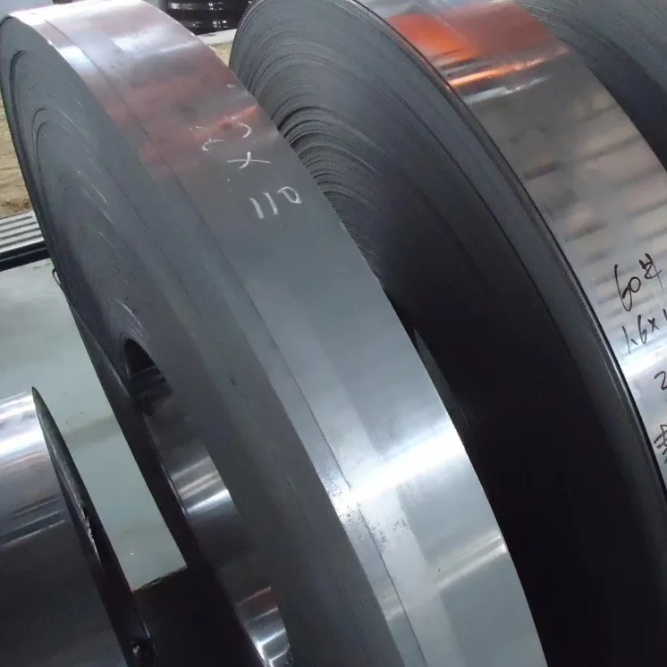High Carbon S60C C75s Ck67 65mn C67s Hardened and Tempered Spring Steel Strip 0.5mm 0.6mm