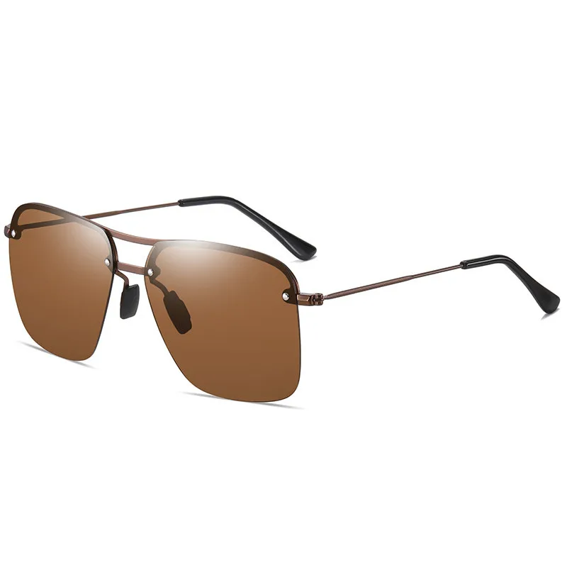 

Polarized Mens Stylish Sun Glasses Rimless 2021 Custom Sunglasses Wholesale