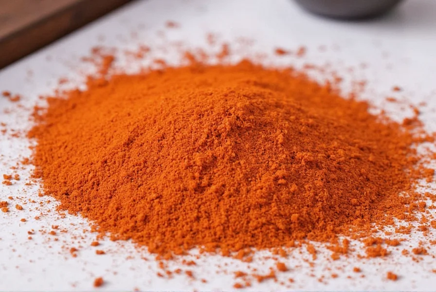 Flavor wheel showing shichimi's taste profile