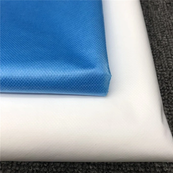 
PE Coated Polyethylene PP Spunbond Nonwoven Laminated surgical gowns SS nonwoven fabrics 