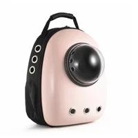 

transparent capsule pet backpack outdoor travel cat/dog backpack recycled pet