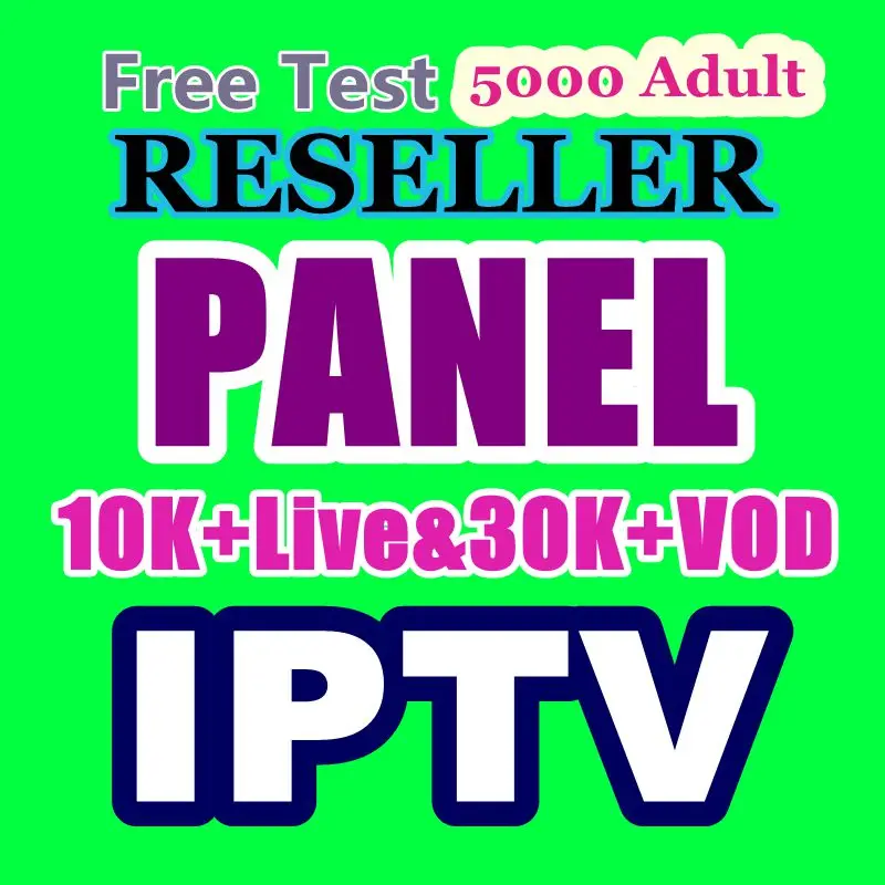 

30K IPTV reseller panel high Android Server Stable europe arabic usa Belgium 4k hd Italy Spain set top box no app include