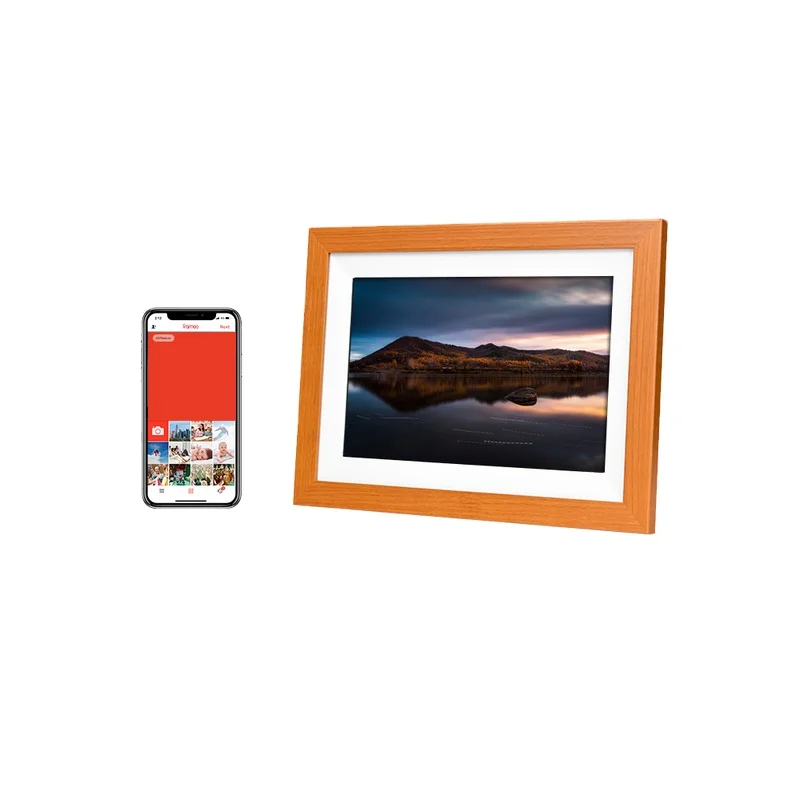 

Large size touch screen LCD IPS 10.1 inch wifi photo frame mobile phone photo transfer network digital photo frame