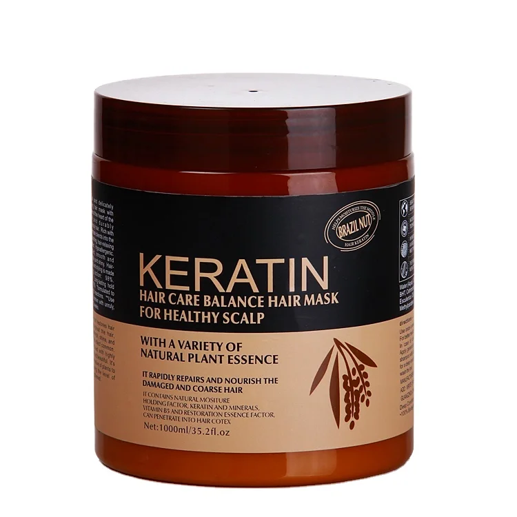 

Custom OEM Private Label Organic Morocco Natural Argan Oil Protein Hair Care Repair Steam Keratin Hair Mask For Damaged Hair
