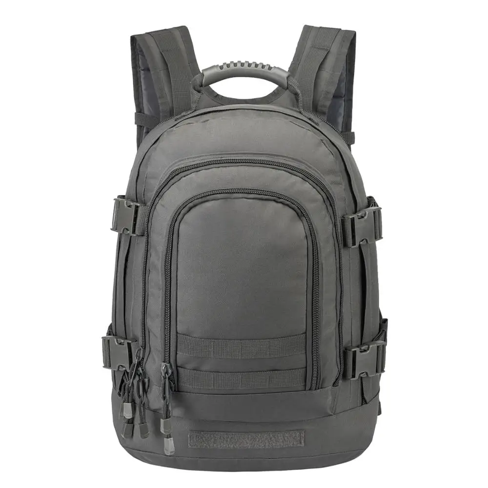 

Hiking Camping Travel Army Molle Tactical Backpack, Grey
