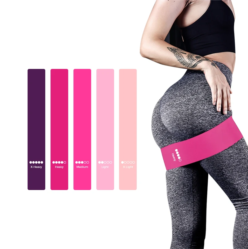 

Wholesale Booty bands latex resistance booty bands custom logo, Printing