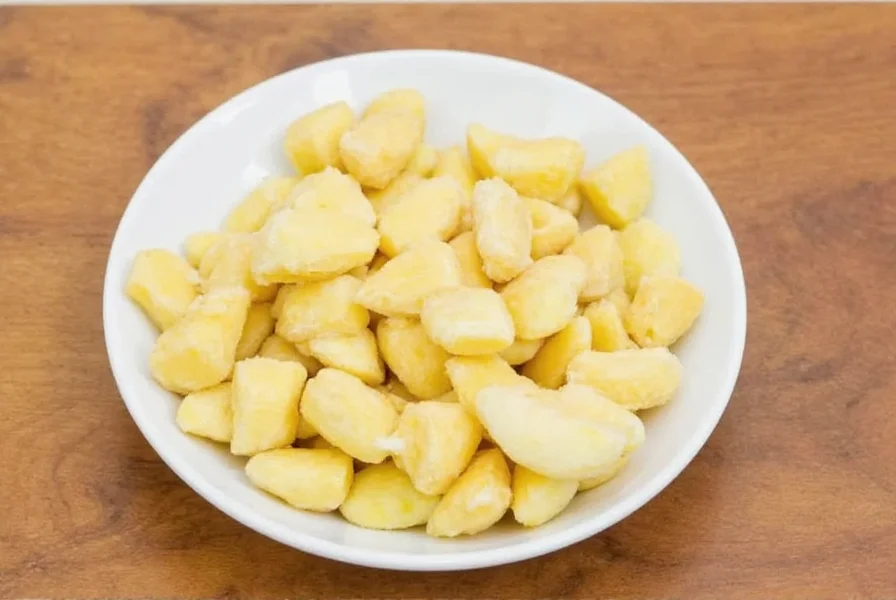 Fresh ginger root being grated directly from the freezer without thawing