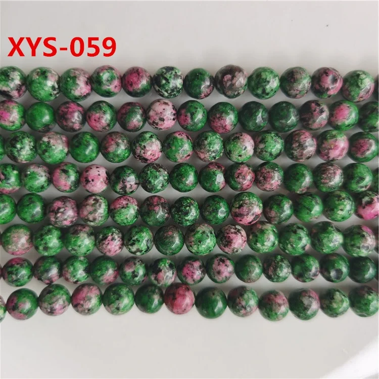 

6mm ruby zoisite gemstone natural stone beads