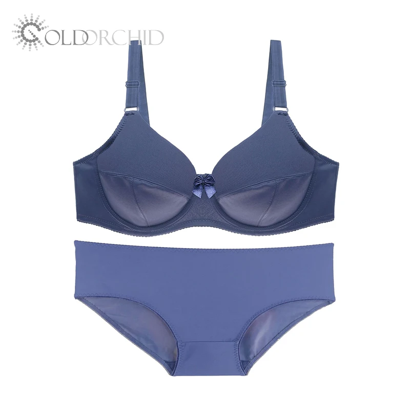 

Wholesale sexy plus size full cup bra and panties set for fat women