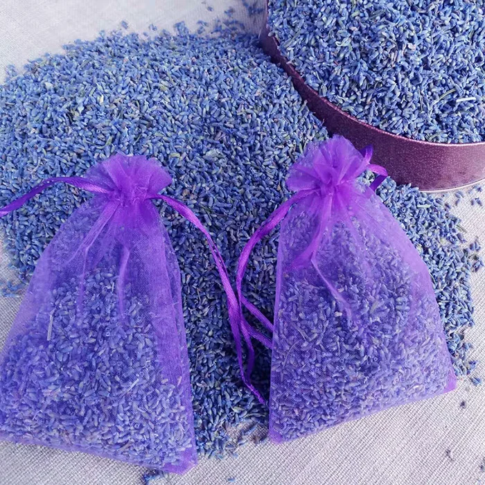 

Hot Selling New Product Amazon Fresh Dried Lavender scented sachet bag flowers buds fresh fragrance lavender scented sachet bags, Purple