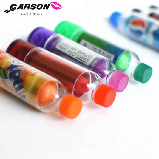 

Wholesale Lip Makeup Chapstick Moisturizing Coke Bottle Fanta Lip Balm ready ship goods