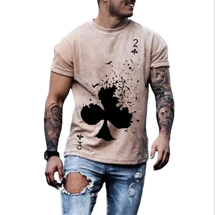 

2021 Summer Male Tee Tops O-neck Streetwear Hip Hop Male T-Shirts Gym Casual Tops Male t-Shirt