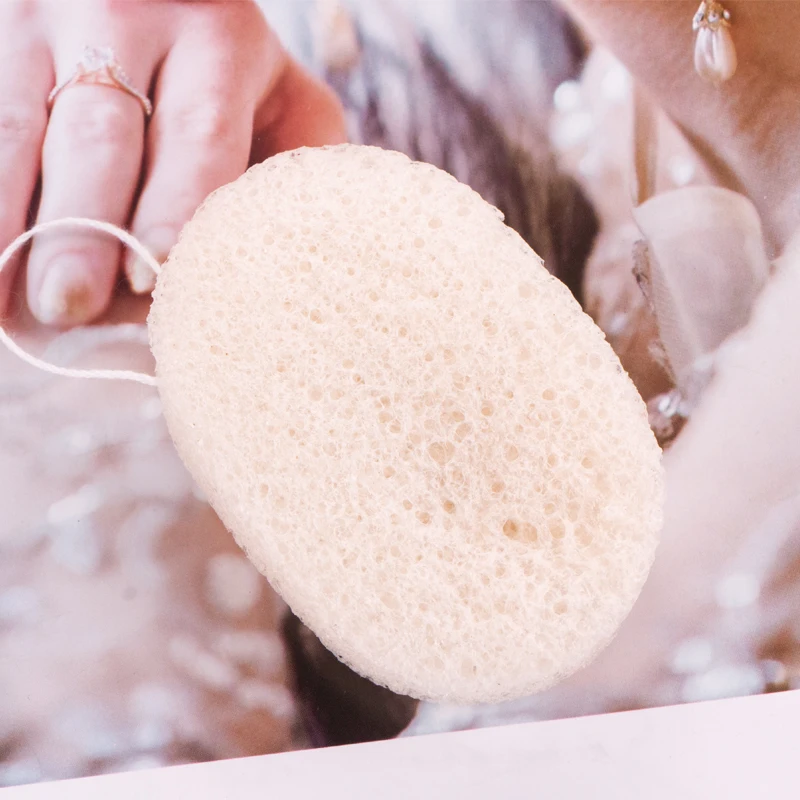 

promotion large konjac sponge bathing dye-free oven drying body washing sponge japan, Green, red, blue, black etc