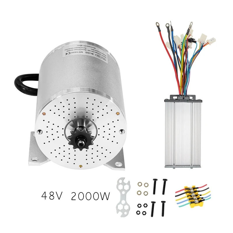 

Kunray 48V 2000W 33A Controller Brushless dc Motor High Speed Electric Scooter Mountain Bike Bicycle Conversion Kit