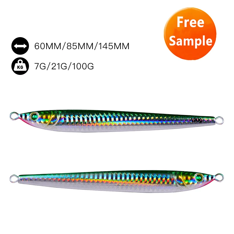 

14.5CM Sea Fishing Lures Metal Lead Fish Lure 100G Metal Lure, 5 colors