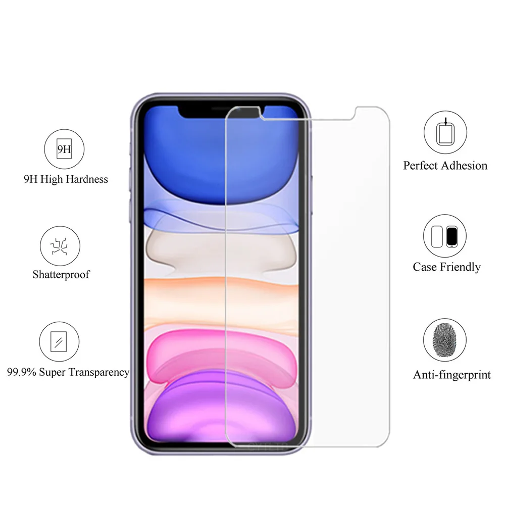Factory Tempered Glass For Iphone 11,0.33 2.5d Mobile Phone Tempered