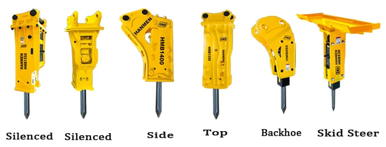 Soosan SB43 Silenced type Hydraulic hammer breaker for Excavator 6 - 9 Ton