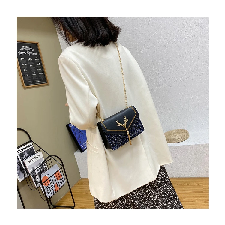 

2021 Hot Sale New Fashion Crossbody Shoulder Bags For Women Chain Designer Small Square Solid Color Purses Handbags, Customized color