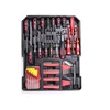 186 pcs mechanical auto repair Socket Wrench tools hand tool set in Aluminum trolley