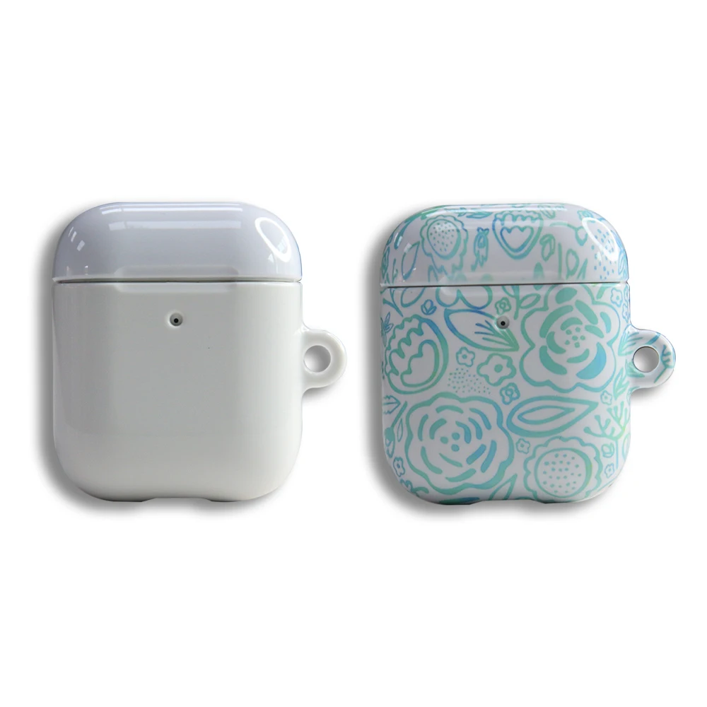 

Prosub wholesale fashion sublimation case for airpods wireless earphone charging protective case for Apple airpod 1/2, White