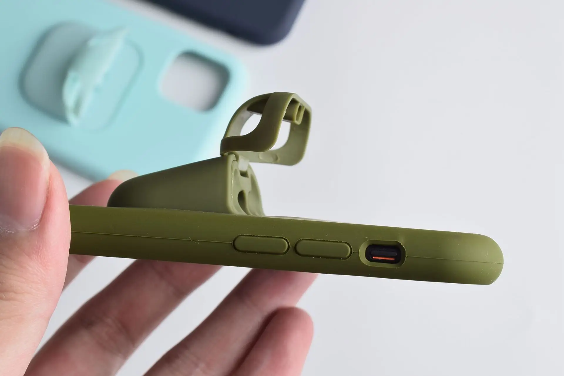 2 in 1 Phone Case for iPhone 11 Pro Max With Earphone Holder  For AirPods Cover Case