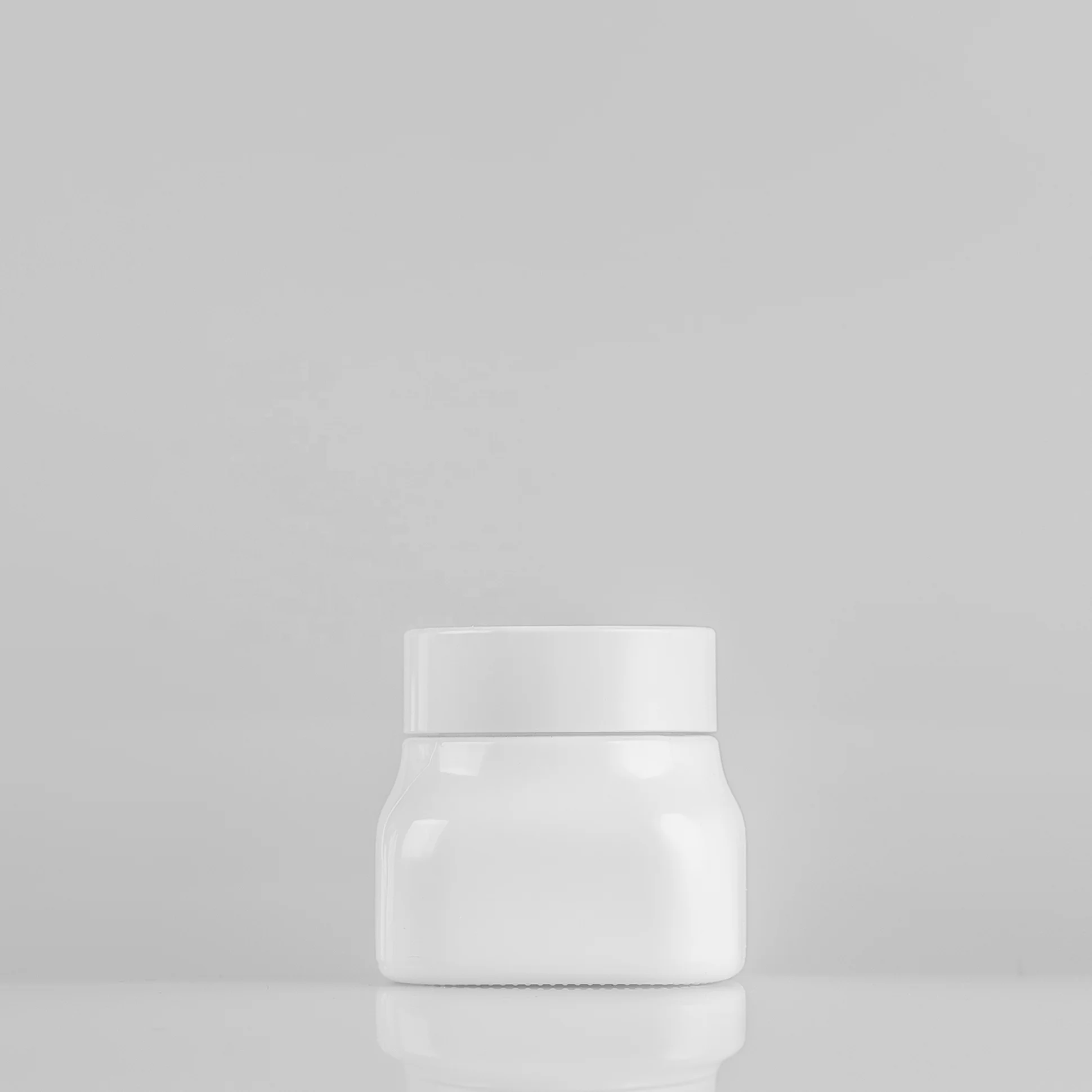 
Recyclable bottles cosmetics skincare packaging opal glass bottle container 