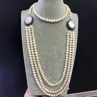 

LS-D7569 Natural fashion jewelry freshwater pearl necklace,high quality pearl jewelry necklace,wholesale pearl necklace