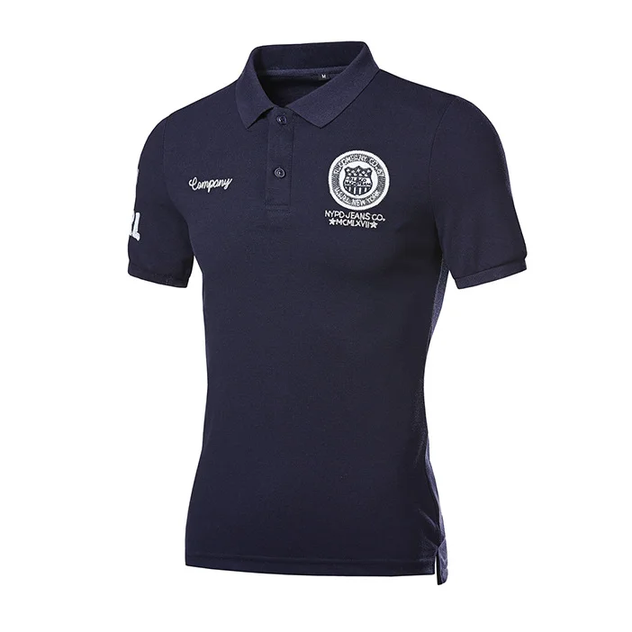 

High Quality Tshirts Embroidery Custom Label Mens Golf Polo Spandex Shirts T-shirt Homme, Customized color
