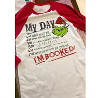

Christmas grinch t shirt my day I am brooked long sleeve top