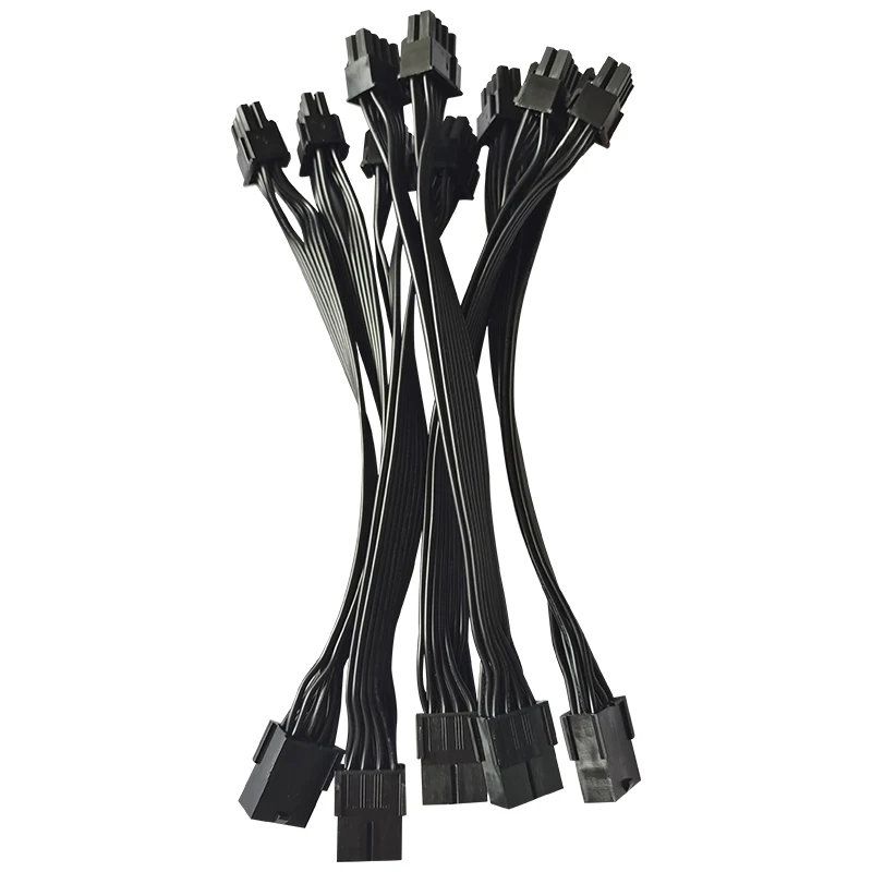 

18AWG 20Cm CPU 8 Pin Female to CPU 8Pin + 4 Pin Male Power Supply Converter Y-Splitter Adapter Extension power Cable