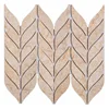 8mm leaf marble mosaic tile mosaic art stone floor tiles