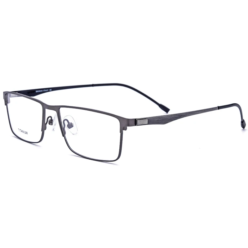 

Screwless Eyewear Titanium Alloy Glasses Frame Men Ultralight Square Myopia Prescription Eyeglasses Metal Full Optical Frame