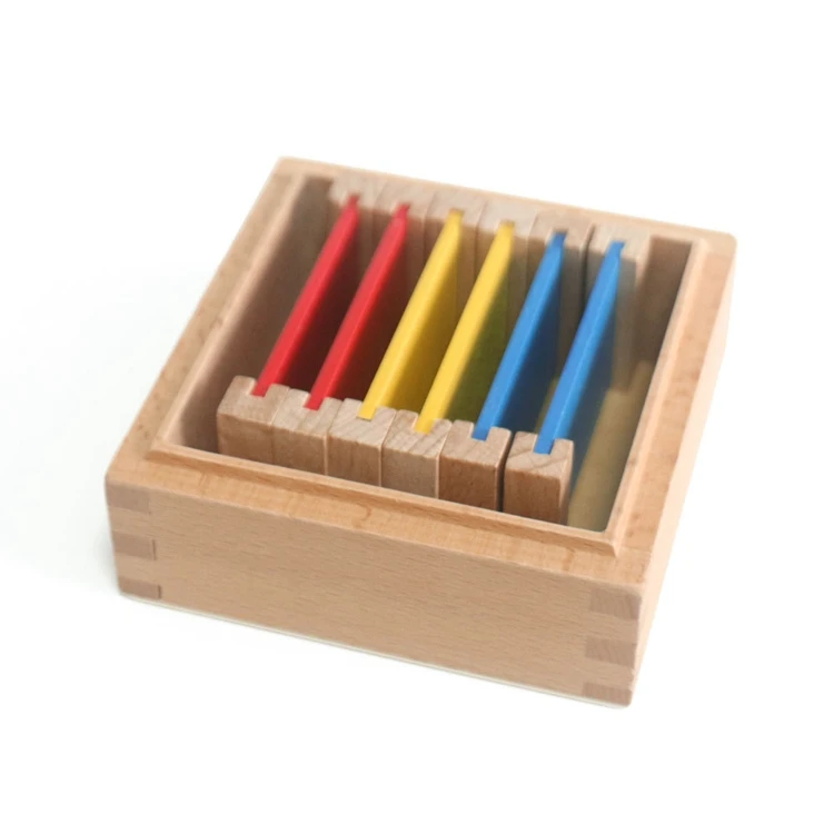 

Montessori Color Box Materials Sensorial Educational Tools Wooden Color Boards Small Size montessori Color Tablets