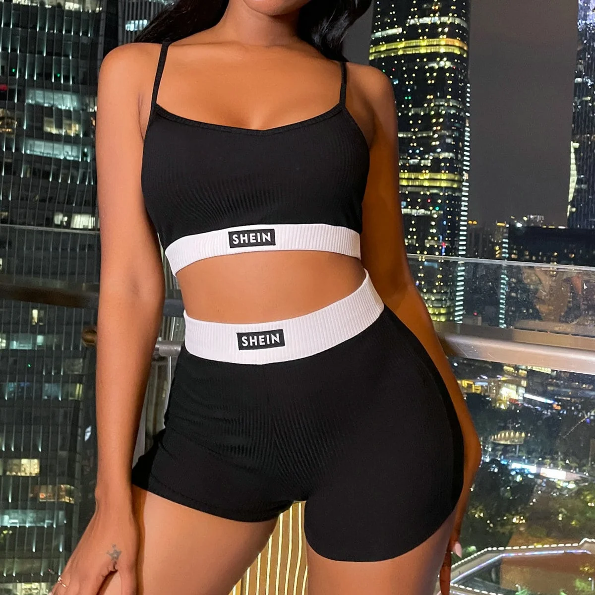 

Manufacturer's New Ladies Sports Underwear Letter Patch Sexy Lingerie Set